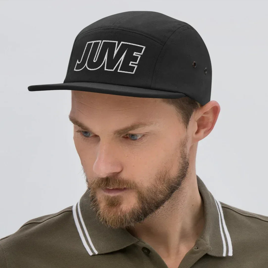 Juve-soccer-5-panel-hat-black - Country. Club. Soccer.