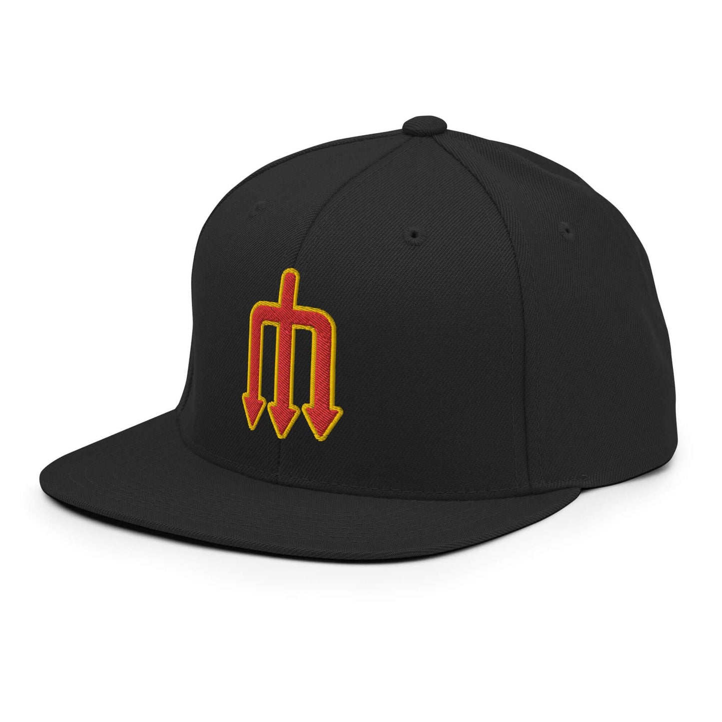 Manchester-soccer-football-snapback-hat-black-left - Country. Club. Soccer.