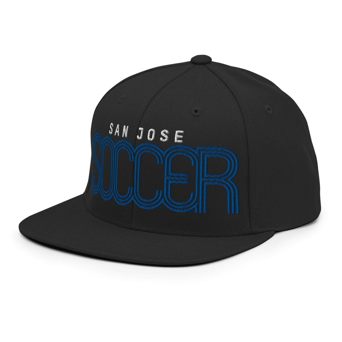 San-Jose-soccer-snapback-hat-black-right - Country. Club. Soccer.