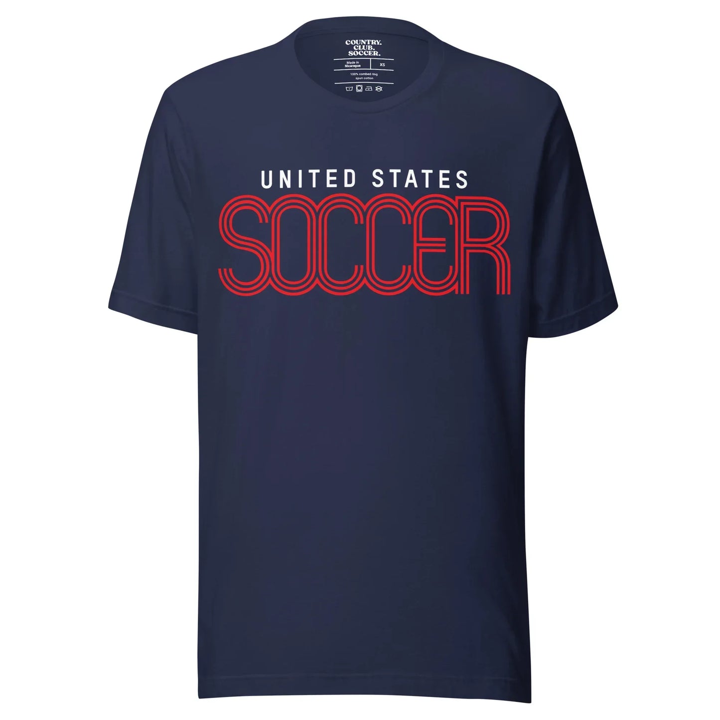 USA-Soccer-t-shirt-navy - Country. Club. Soccer.
