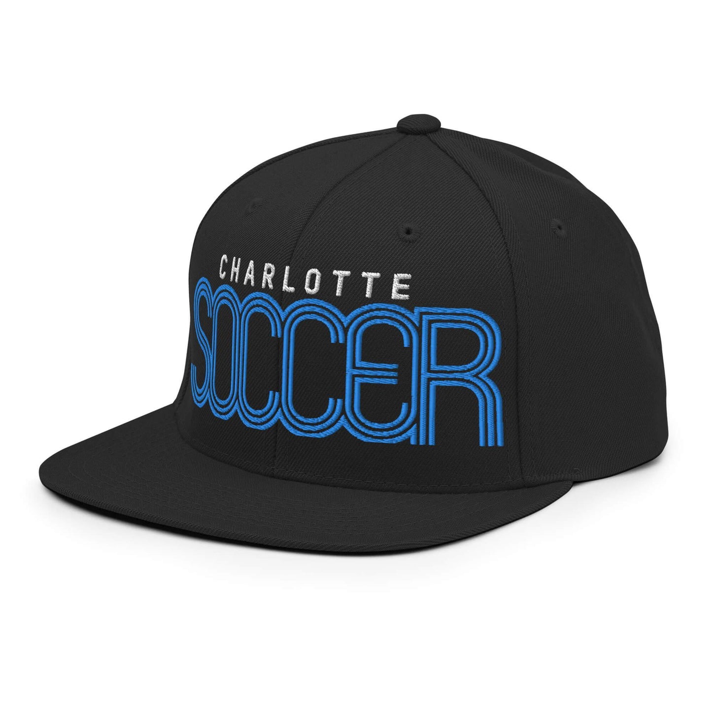 charlotte-soccer-snapback-hat-black-right_200d4336-22f4-4e00-b8ae-609fab7e8199 - Country. Club. Soccer.