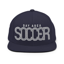 Load image into Gallery viewer, Bay Area Soccer Snapback Hat - Country. Club. Soccer.
