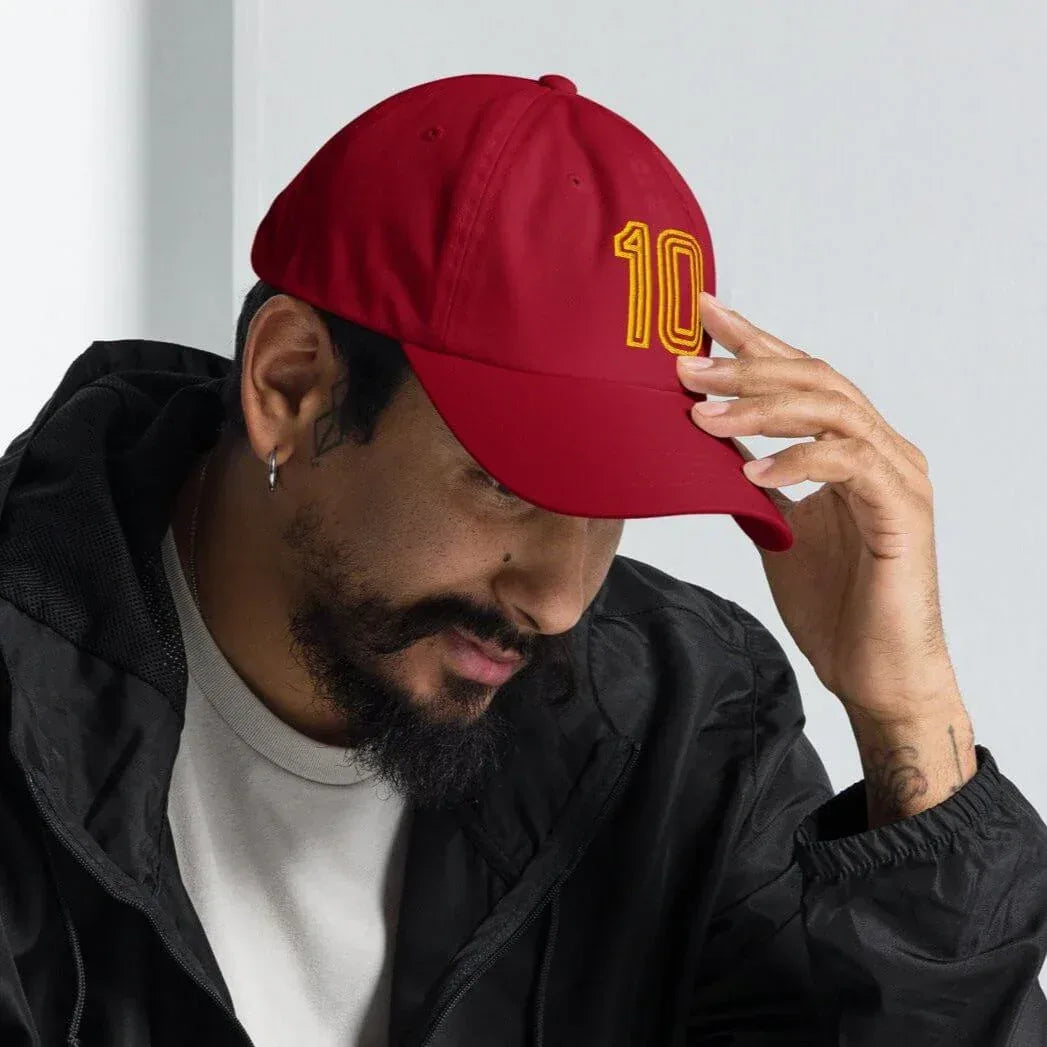 man-spain-furia-soccer-dad-hat-red-cotton - Country. Club. Soccer.