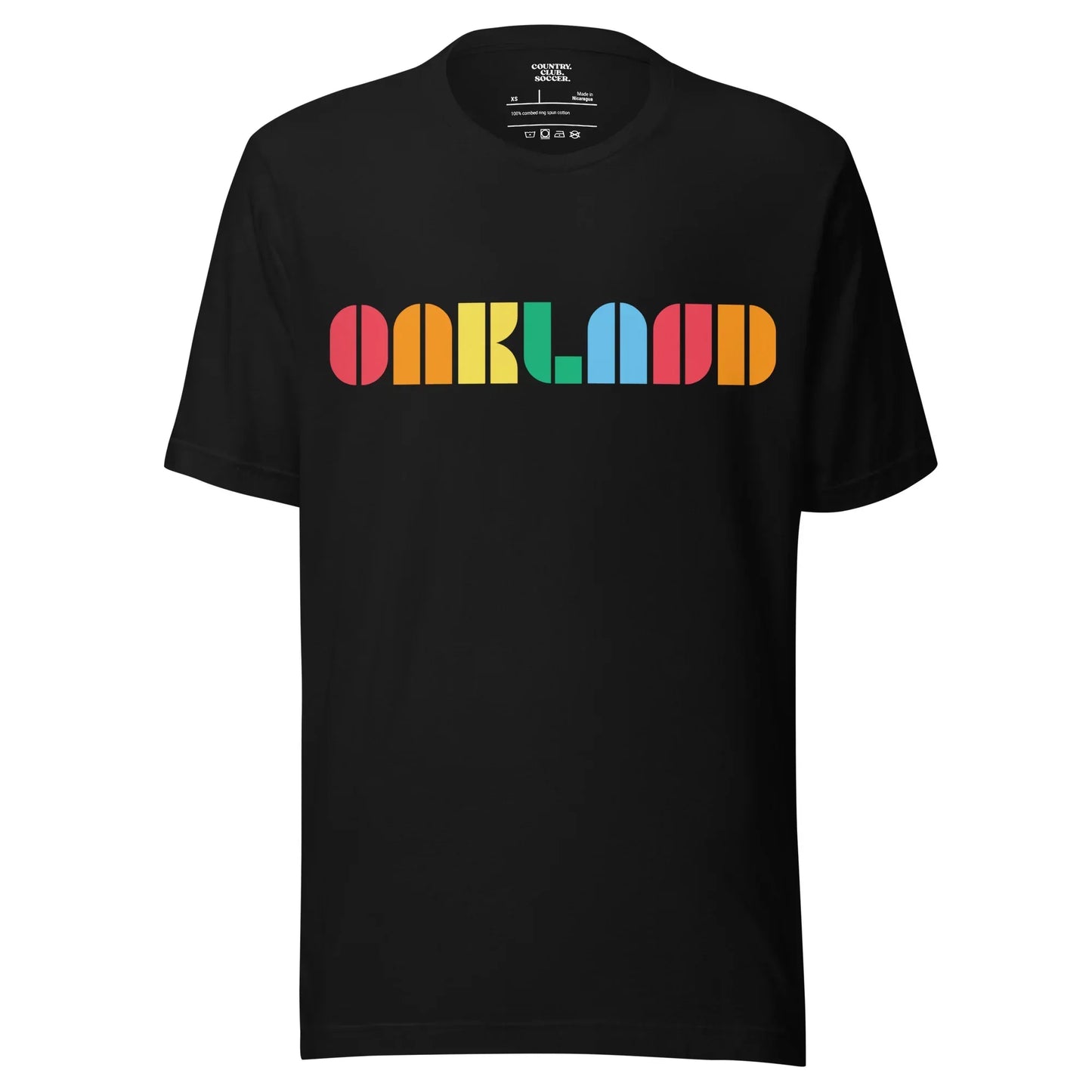 unisex-staple-t-shirt-black-front-6835026bd671e - Country. Club. Soccer.