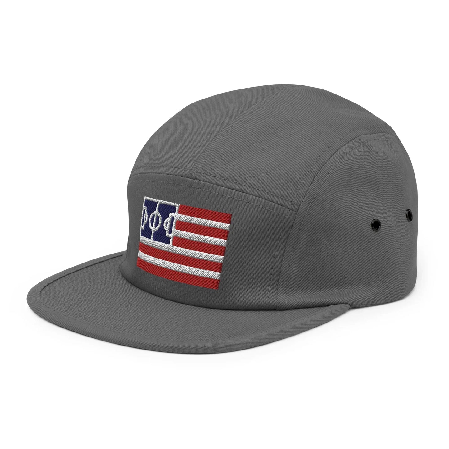5-panel-cap-grey-left-front-636d100c2d753 - Country. Club. Soccer.