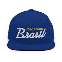 Load image into Gallery viewer, Brasil Jogo Bonito Retro Snapback Hat - Soccer Snapbacks