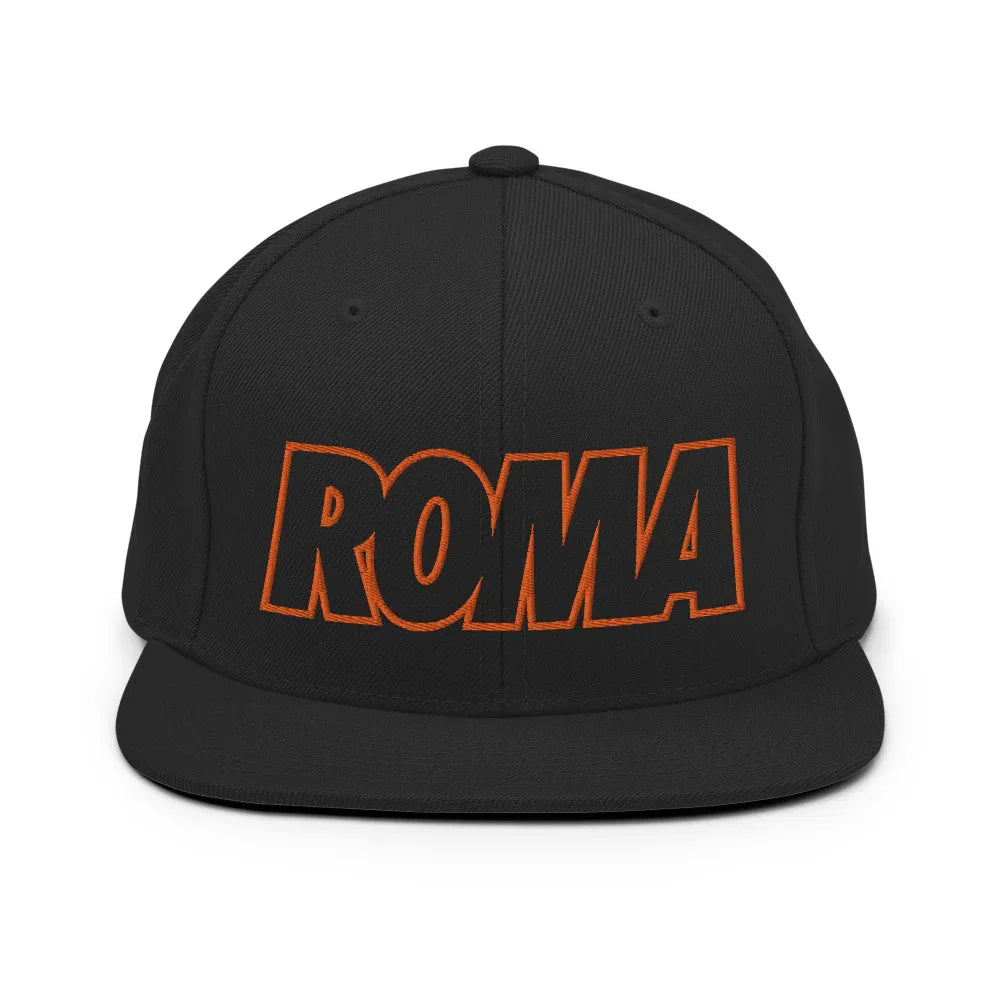 Roma Bold Snapback Hat - Country. Club. Soccer.