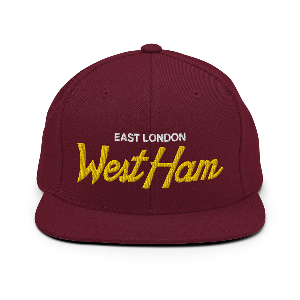 West Ham Retro Snapback Hat –