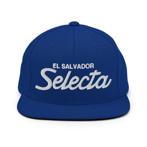 El Salvador Retro Snapback Hat - Country. Club. Soccer.