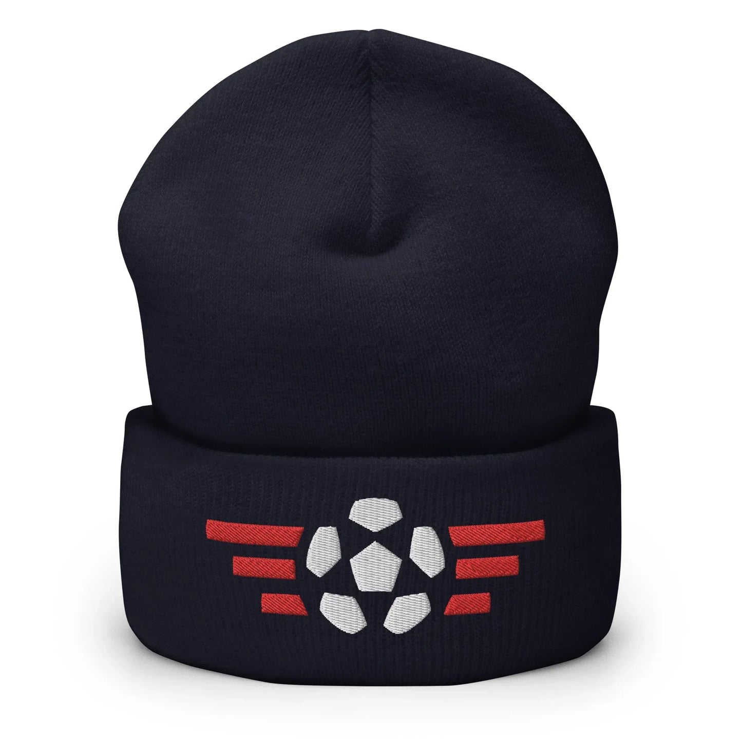 cuffed-beanie-navy-front-639aa528326e4 - Country. Club. Soccer.