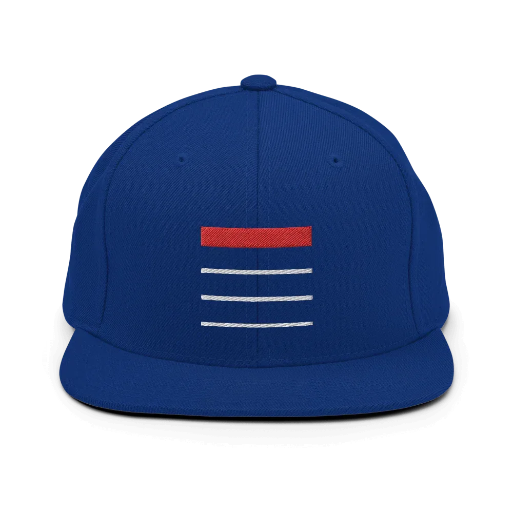 france-retro-bleus-soccer-football-snapback-hat-blue-front - Country. Club. Soccer.