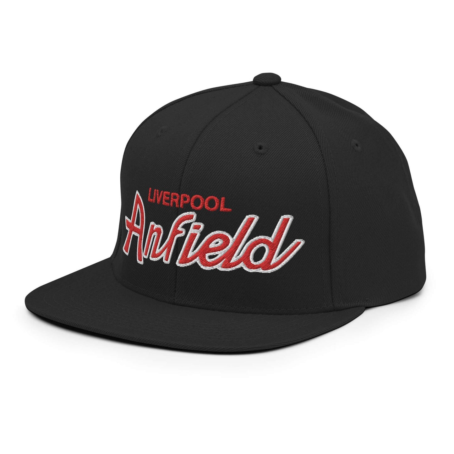 liverpool-anfield-football-soccer-snapback-black-left - Country. Club. Soccer.