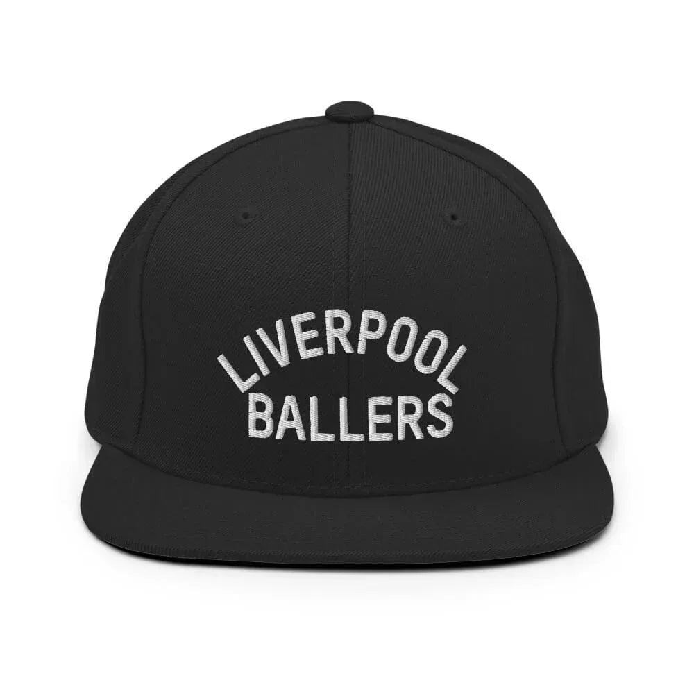 liverpool_ballers_soccer_snapback_hat_Black - Country. Club. Soccer.