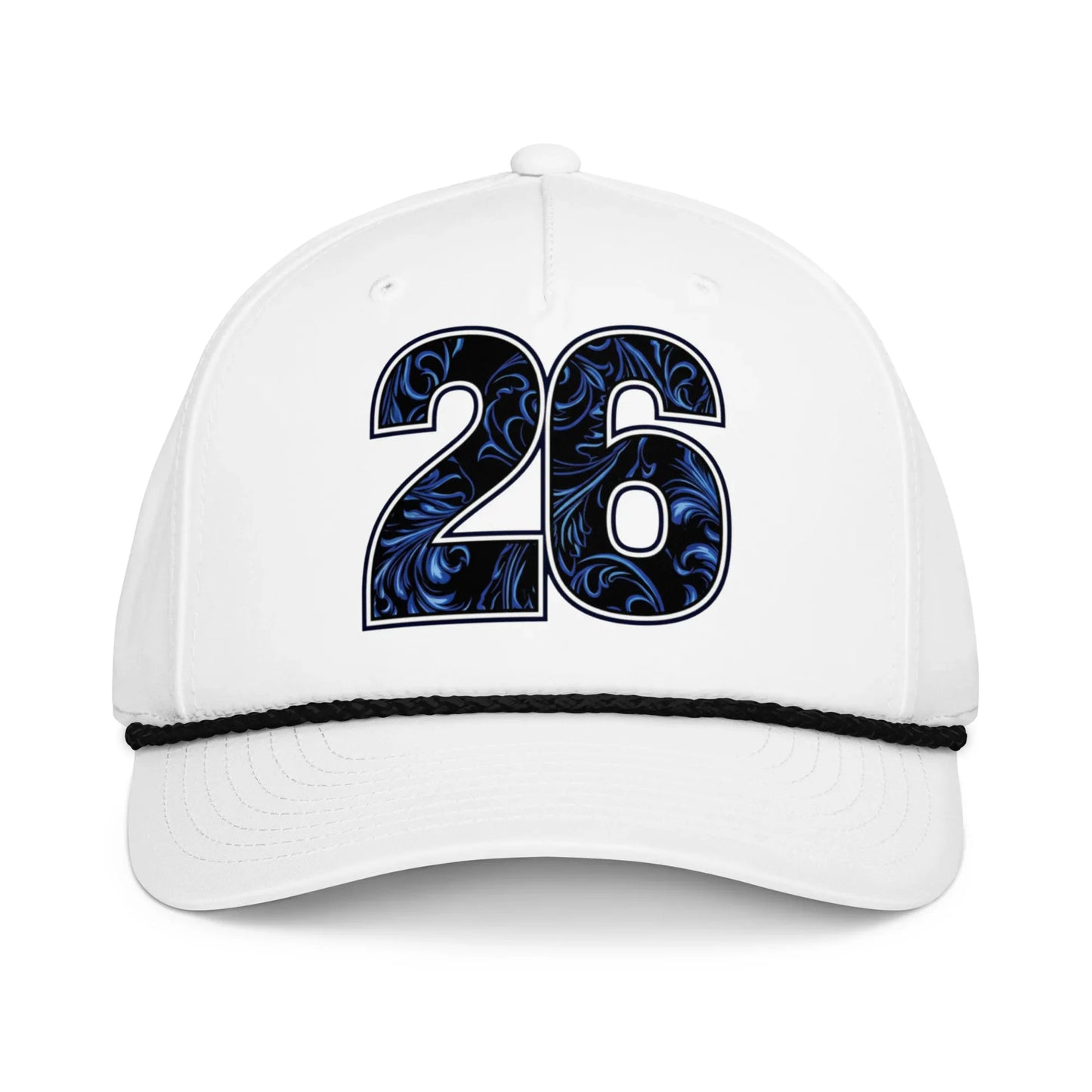 Argentina-26-Soccer-Snapback-rope-cap-white-black-front-69e01135af1f5 - Country. Club. Soccer.