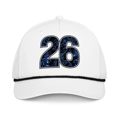 Argentina-26-Soccer-Snapback-rope-cap-white-black-front-69e01135af1f5 - Country. Club. Soccer.