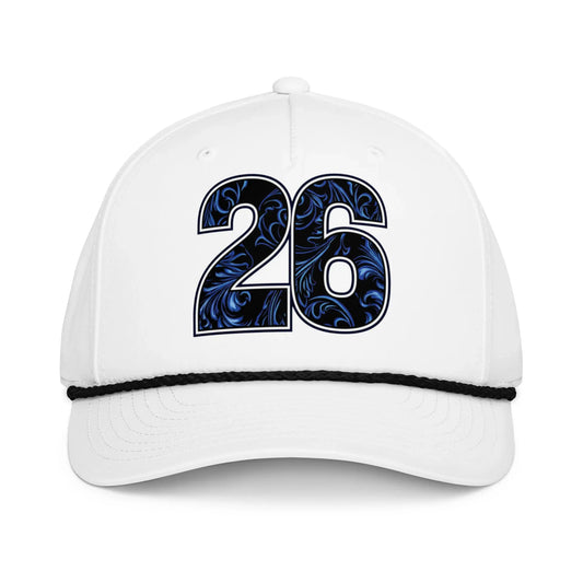 Argentina-26-Soccer-Snapback-rope-cap-white-black-front-69e01135af1f5 - Country. Club. Soccer.