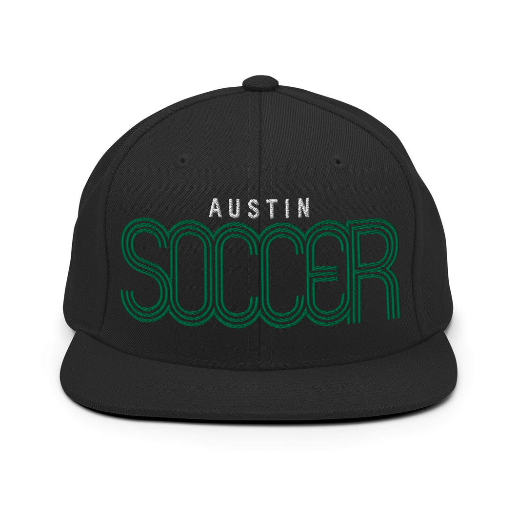 Austin Soccer Snapback Hat - Country. Club. Soccer.