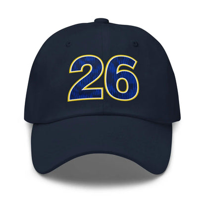 Brazil-soccer-dad-hat-navy-front-69ba31a783244 - Country. Club. Soccer.