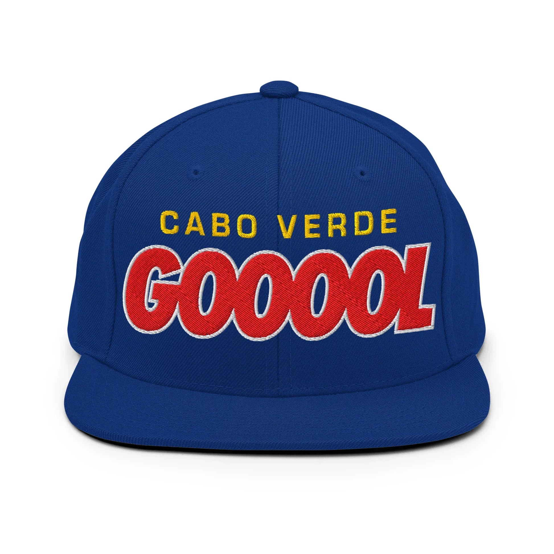 Cabo Verde Gol Soccer Hat – Embroidered Design Snapback | Adjustable | Supporter Edition - Country. Club. Soccer.