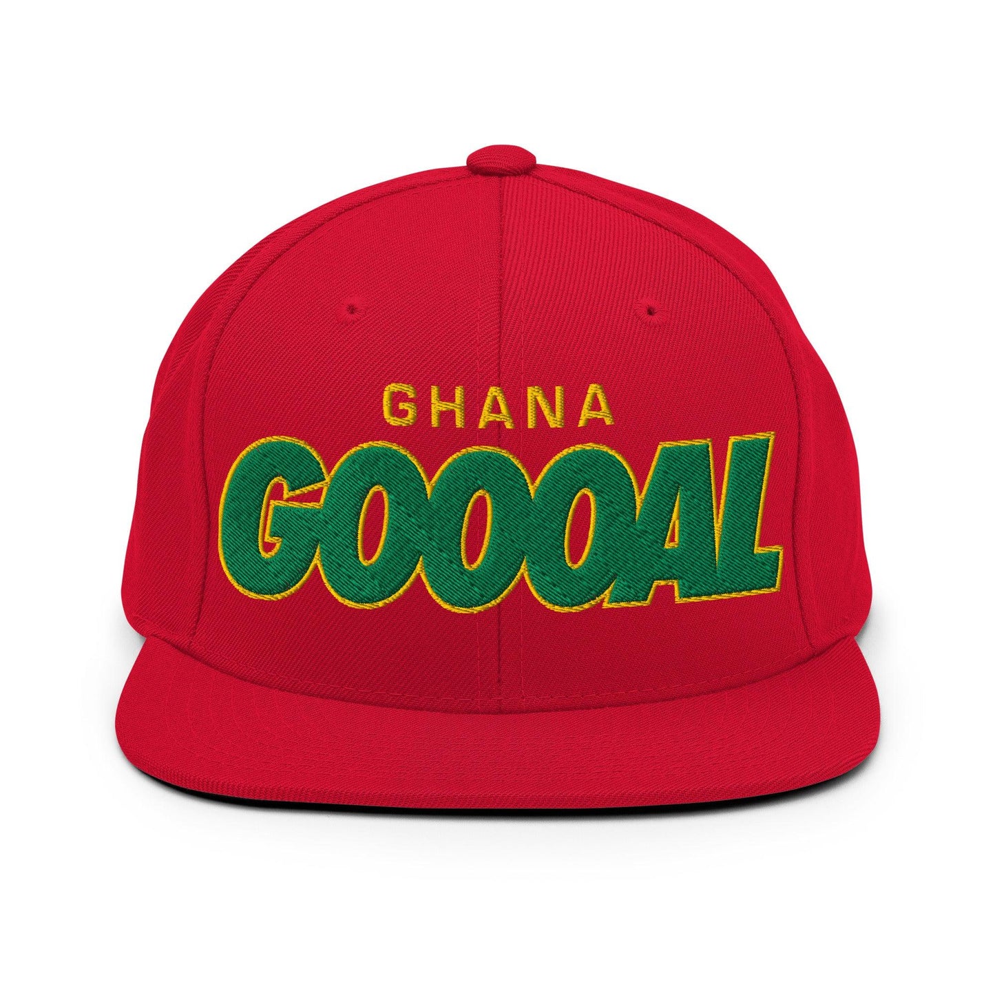 Ghana-goal-soccer-snapback-hat-red-front-69286ef8eba14 - Country. Club. Soccer.