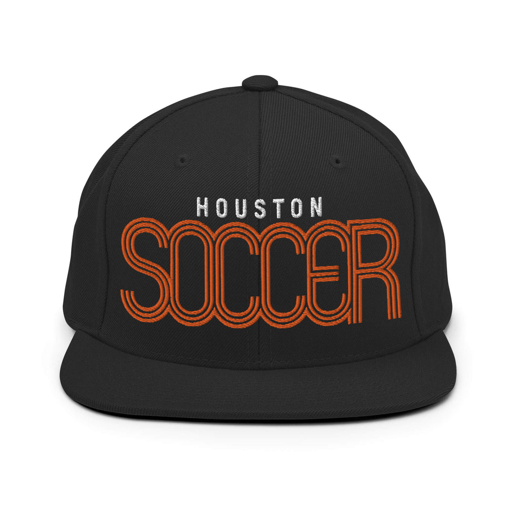 Houston Soccer Snapback Hat - Country. Club. Soccer.