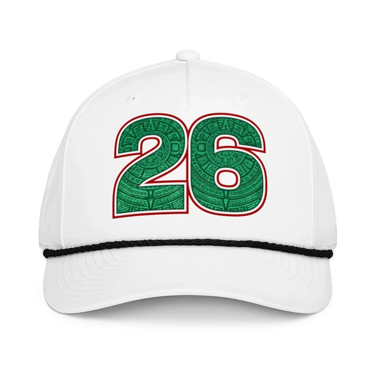 Mexico-26-Soccer-Snapback-rope-cap-white-black-front-69e00ce13483 - Country. Club. Soccer.
