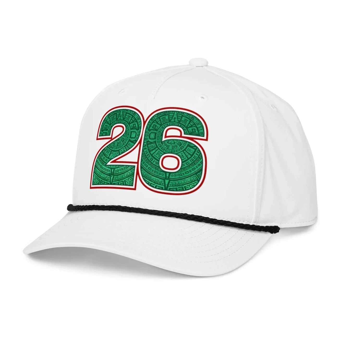 Mexico-26-Soccer-Snapback-rope-cap-white-black-left-front-69e00ce1348cd - Country. Club. Soccer.