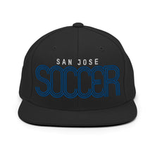 Load image into Gallery viewer, San Jose Soccer Snapback Hat - Country. Club. Soccer.