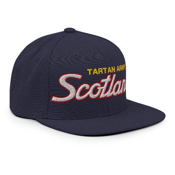 Scotland-football-snapback-navy-right-front-693a5c0fe5399 - Country. Club. Soccer.