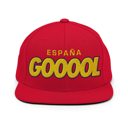 Spain Gol Soccer Hat – Embroidered Design Snapback | Adjustable | Supporter Edition - Country. Club. Soccer.