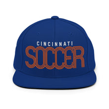 Load image into Gallery viewer, Cincinnati Soccer Snapback Hat - Country. Club. Soccer.