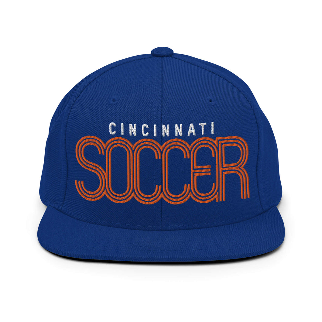 Cincinnati Soccer Snapback Hat - Country. Club. Soccer.