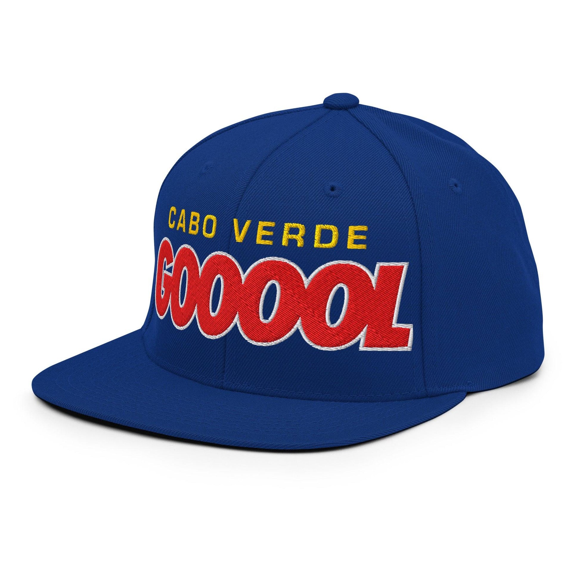 Cabo Verde Gol Soccer Hat – Embroidered Design Snapback | Adjustable | Supporter Edition - Country. Club. Soccer.