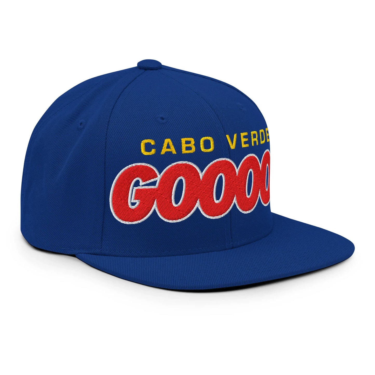 Cabo Verde Gol Soccer Hat – Embroidered Design Snapback | Adjustable | Supporter Edition - Country. Club. Soccer.
