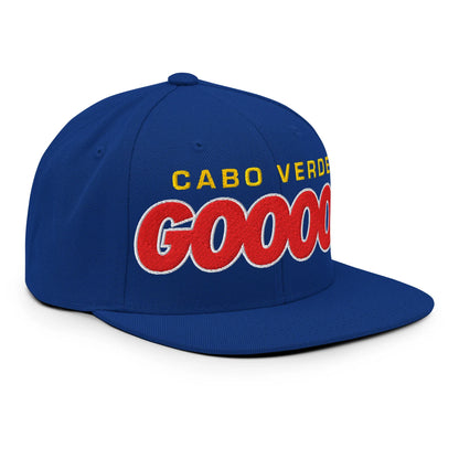 Cabo Verde Gol Soccer Hat – Embroidered Design Snapback | Adjustable | Supporter Edition - Country. Club. Soccer.