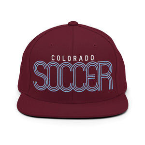Colorado Soccer Snapback Hat - Country. Club. Soccer.