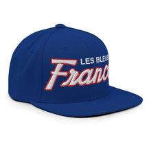 Load image into Gallery viewer, France Retro Snapback Hat - Country. Club. Soccer.