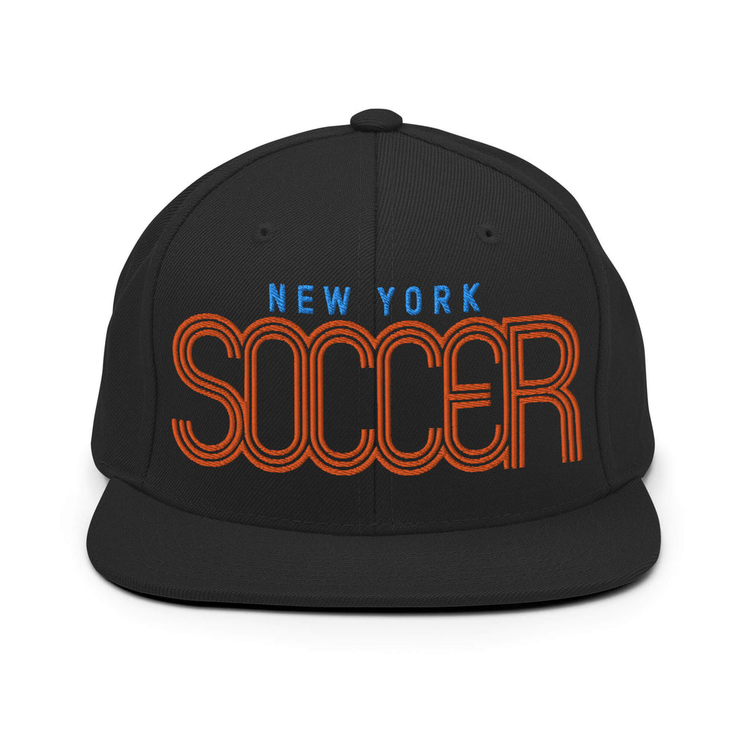 New York Soccer Snapback Hat - Country. Club. Soccer.