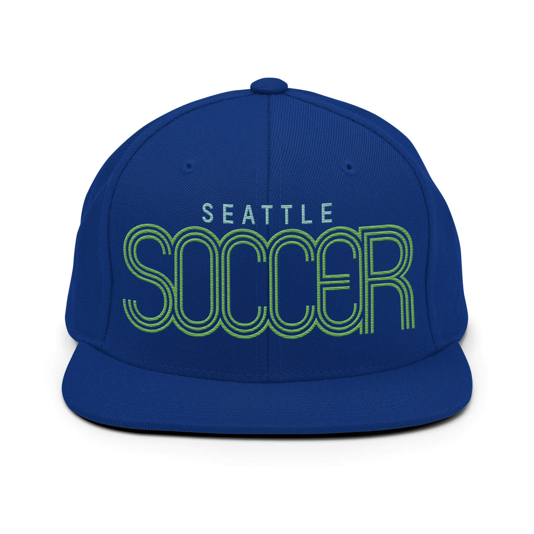Seattle Soccer Snapback Hat - Country. Club. Soccer.