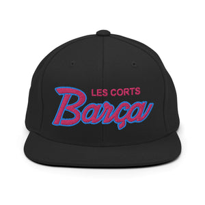 Barcelona Les Corts Retro Snapback Hat - Soccer Snapbacks
