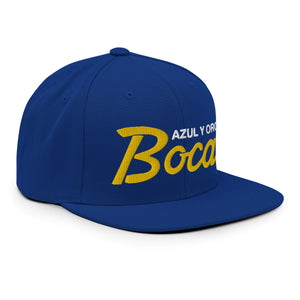 Boca Retro Snapback Hat - Soccer Snapbacks