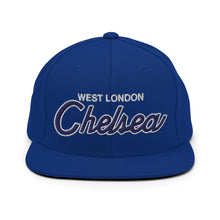 Load image into Gallery viewer, Chelsea West London Retro Snapback Hat - Soccer Snapbacks