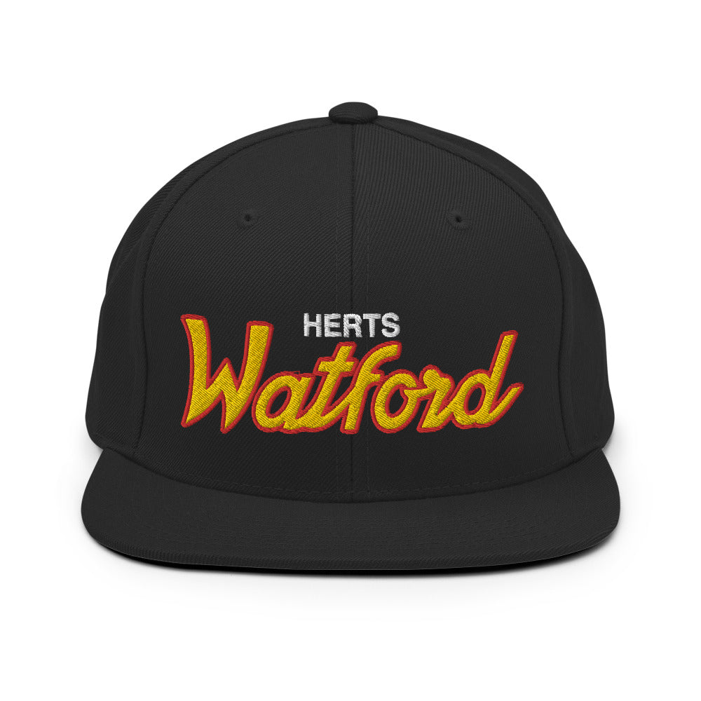 Watford Retro Snapback Hat - Soccer Snapbacks
