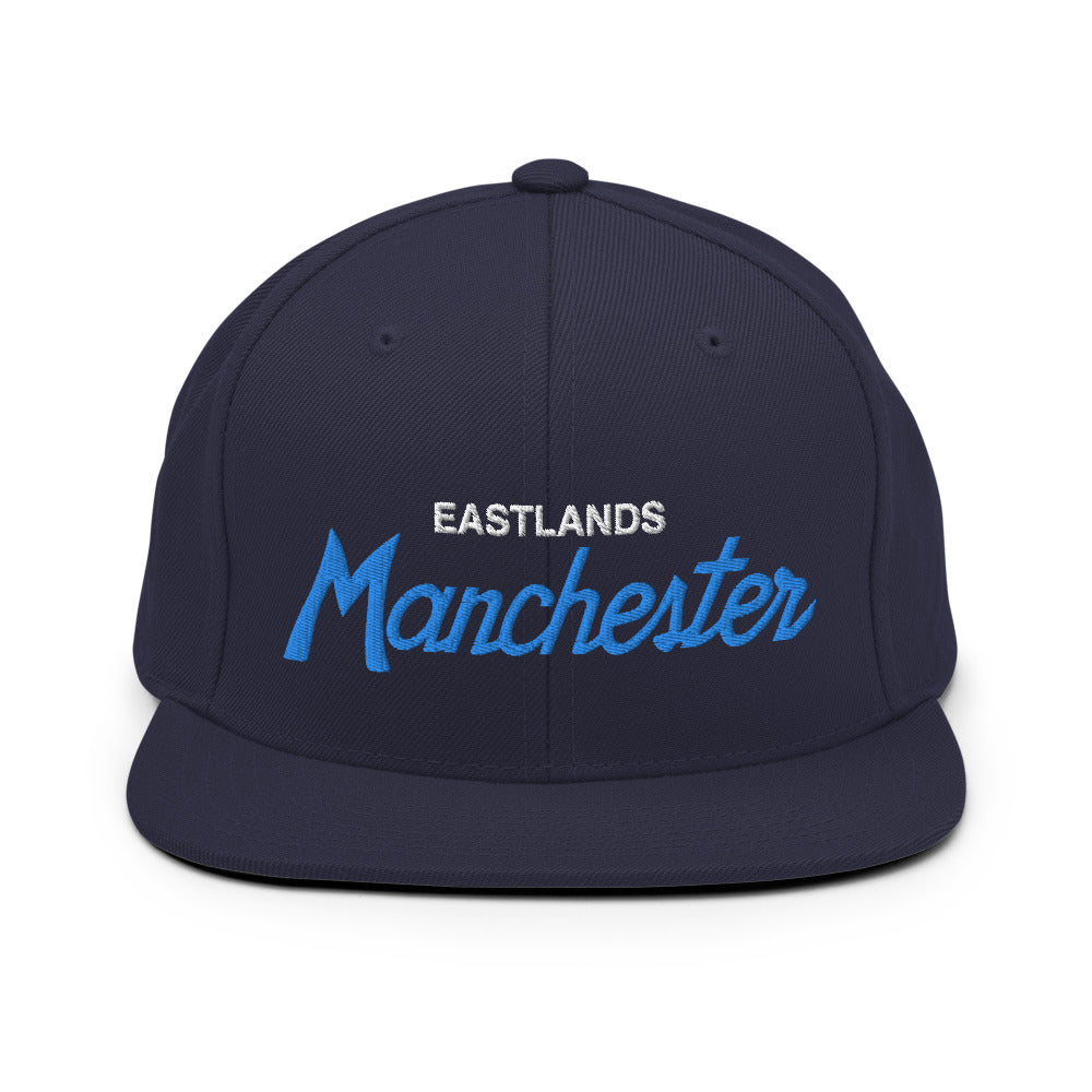 Manchester Eastlands Snapback Hat - Soccer Snapbacks