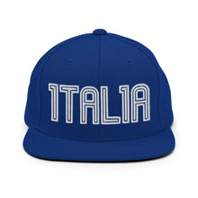 Load image into Gallery viewer, Italia Soccer Snapback Hat - Country. Club. Soccer.