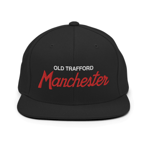 Manchester Retro Snapback Hat - Soccer Snapbacks