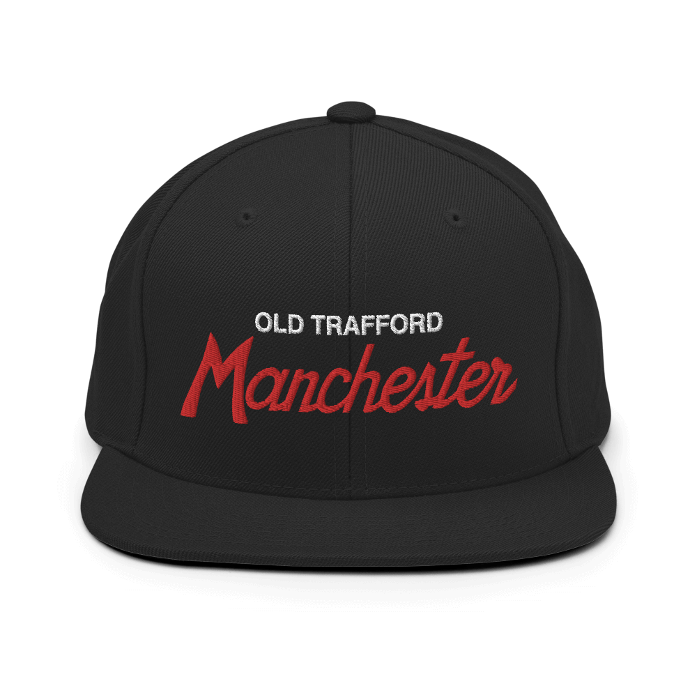 Manchester Retro Snapback Hat - Soccer Snapbacks
