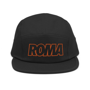 Roma Bold Five Panel Hat - Soccer Snapbacks