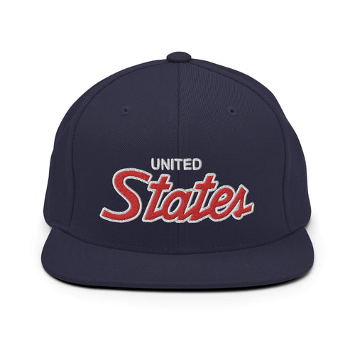 United States Retro Snapback Hat - Soccer Snapbacks